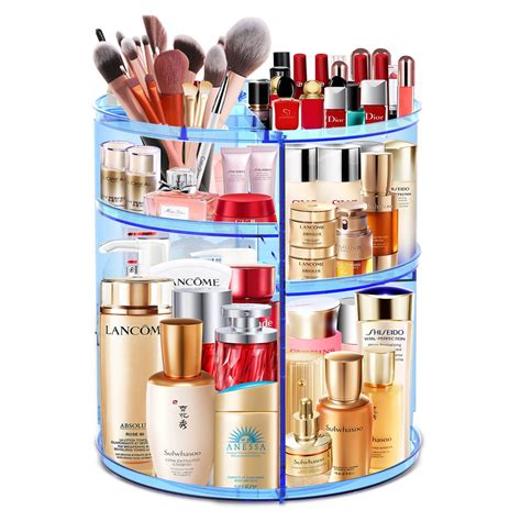 diy rotating makeup organizer.